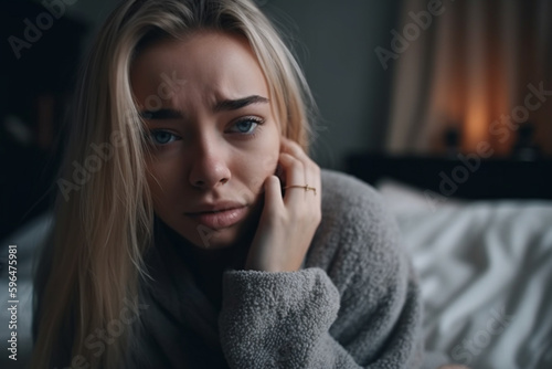 young adult woman or teenag...