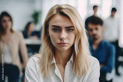 young adult woman or teenag...