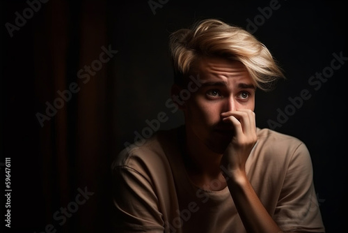 young adult man or teenager...