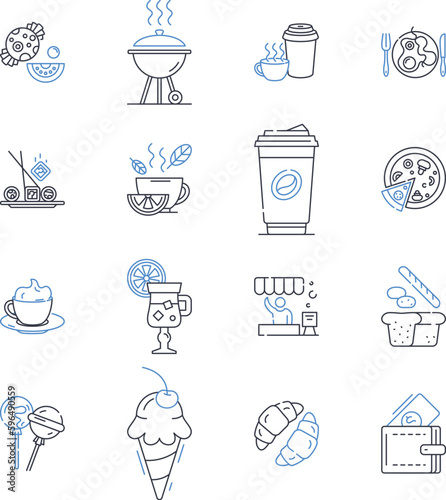 Historical heritage line icons collection. Antiquity, Artifacts, Ancestry, Traditions, Culture, Monuments, Archaeology vector and linear illustration. Relics,Legacy,Landmarks outline Generative AI