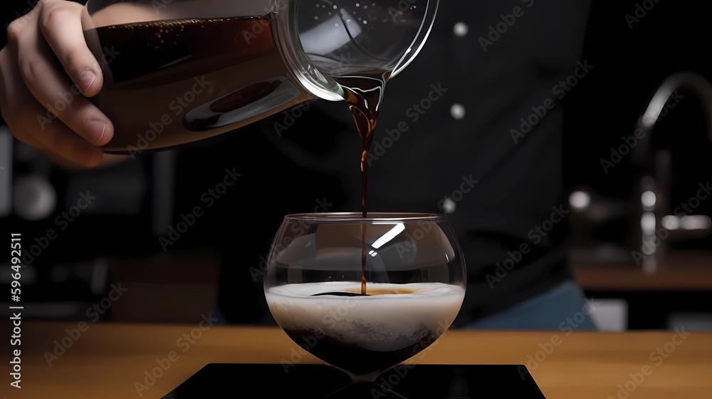 cup of coffee,  drink, white, black, mug, espresso, saucer, beverage, cafe, tea, caffeine, brown, coffe, cappuccino, spoon, cups, object, ai generated