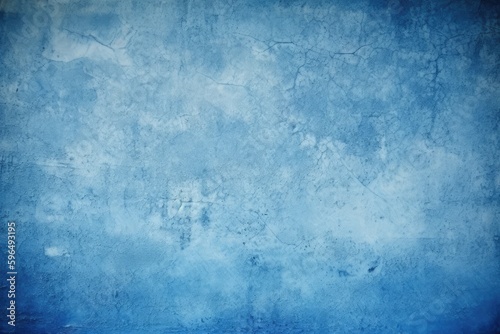blue grungy background with a white border. Generative AI