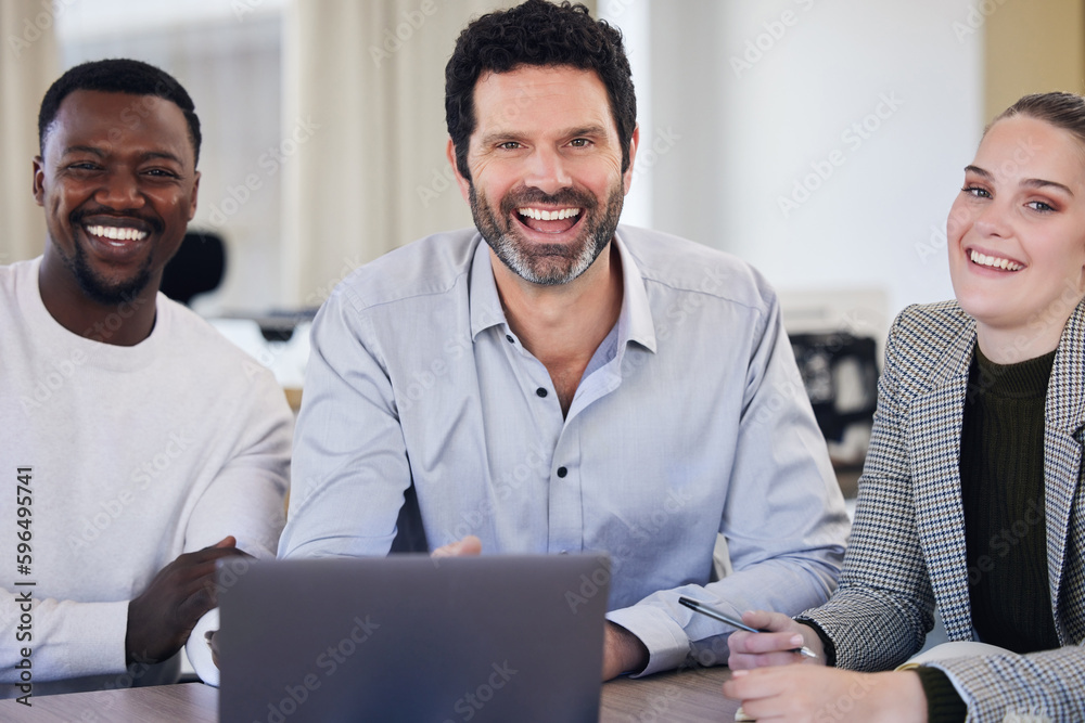 Theyll come up with a plan in no time. Shot of a group of businesspeople in a meeting at work. Theyll come up with a plan in no time. Shot of a group of businesspeople in a meeting at work.