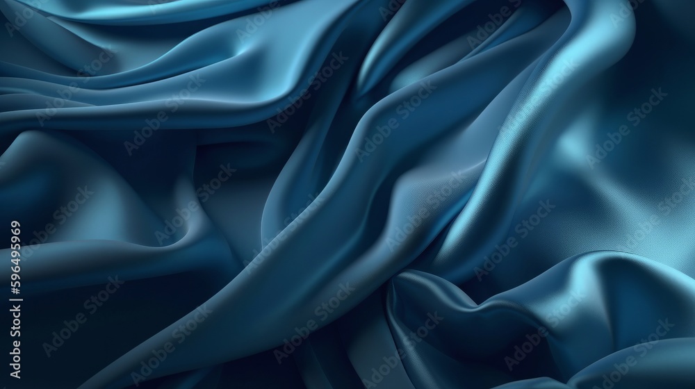 Fototapeta premium Luxury Silk Satin Curtain Background. Generative ai