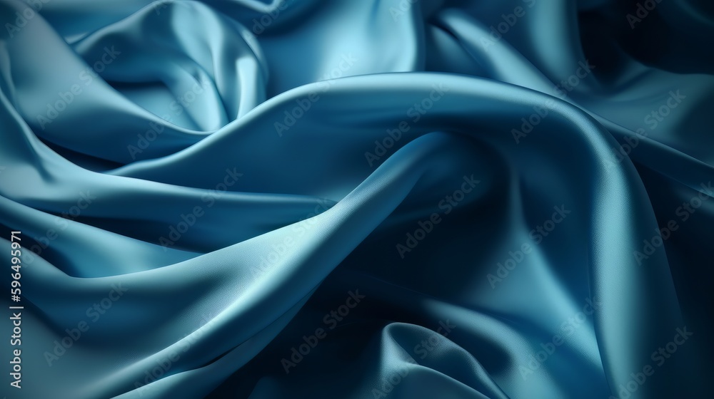 Fototapeta premium Luxury Silk Satin Curtain Background. Generative ai