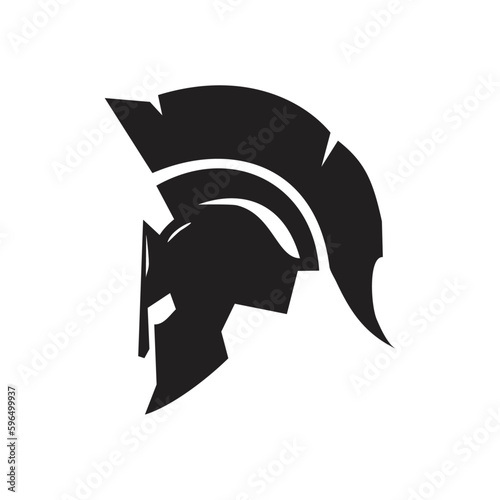 Vectors silhouette of spartan case