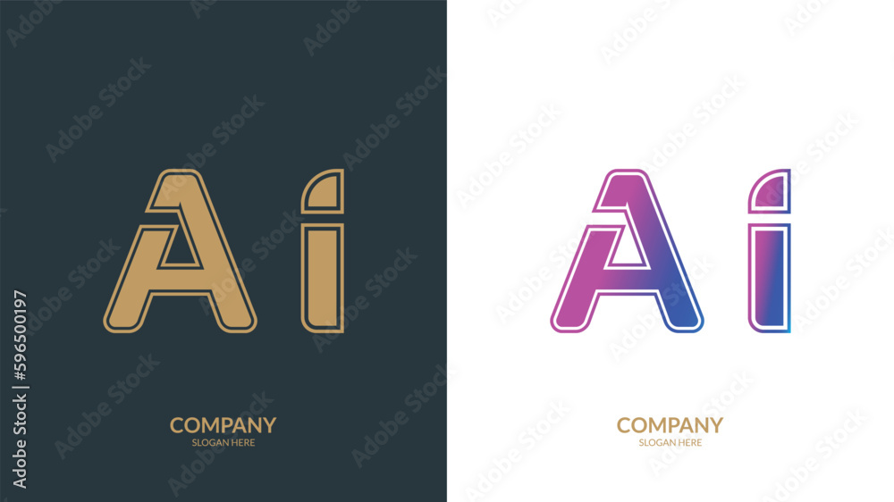 Vector Logo For Letter Ai Design Template Stock Vector Adobe Stock Vector Logo For Letter Ai Design Template Stock Vector Adobe Stock
