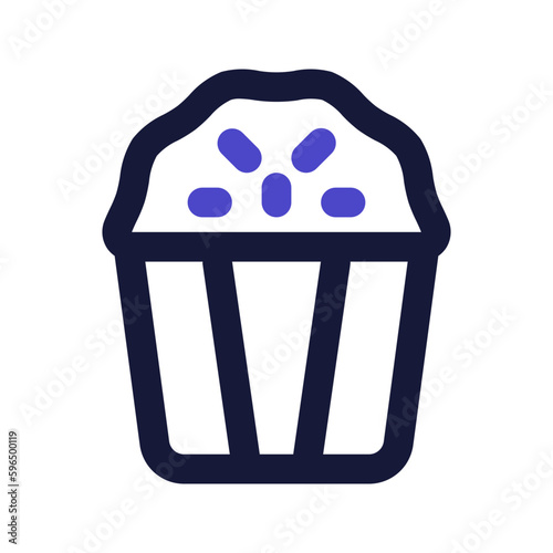 panettone line color icon