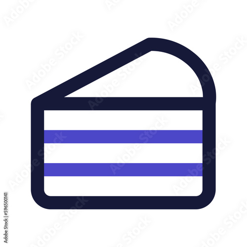 tiramisu line color icon