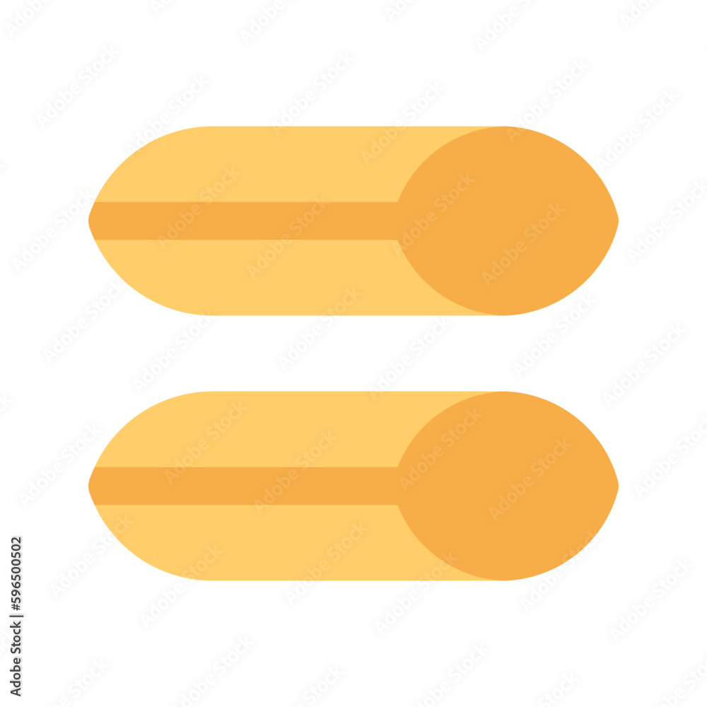 penne flat icon