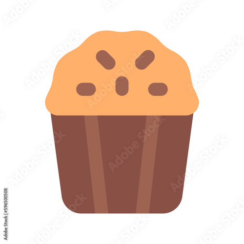 panettone flat icon