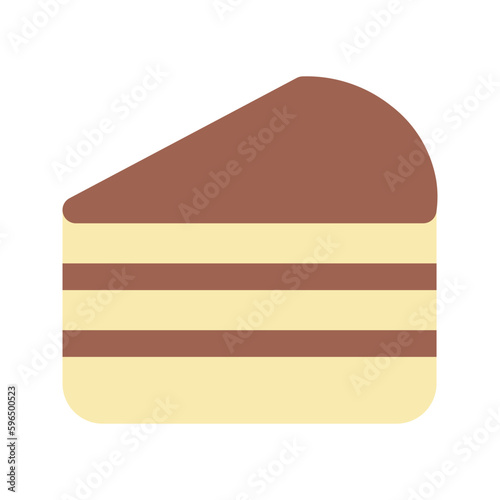 tiramisu flat icon