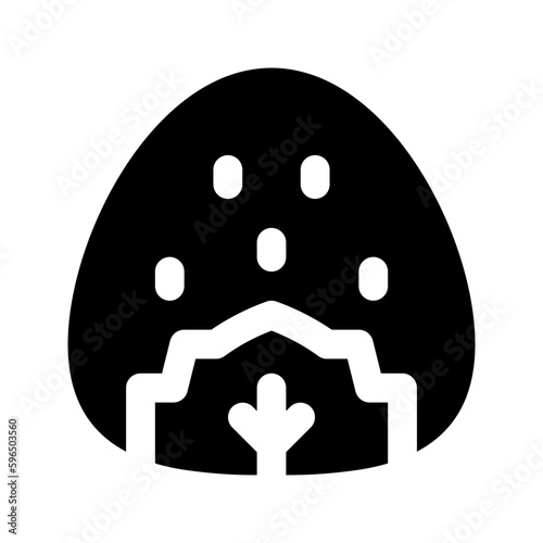 kashiwamochi glyph icon