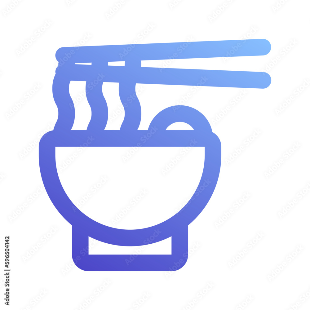 ramen gradient icon ramen gradient icon