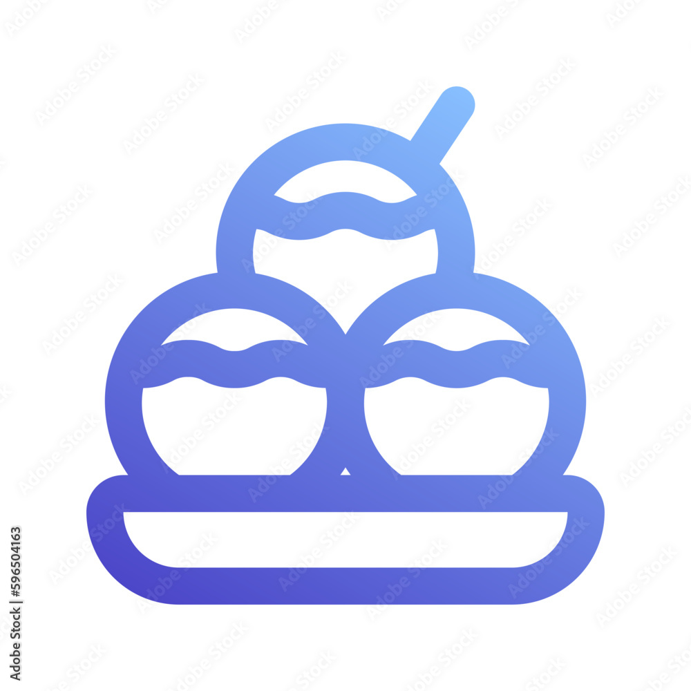 takoyaki gradient icon