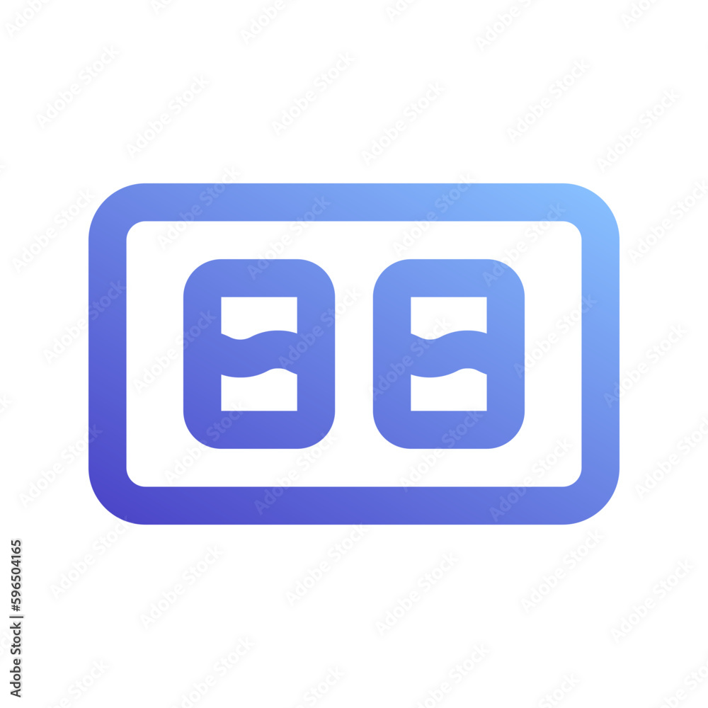 sushi gradient icon sushi gradient icon