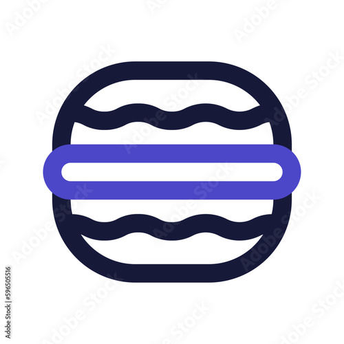 macaron line color icon