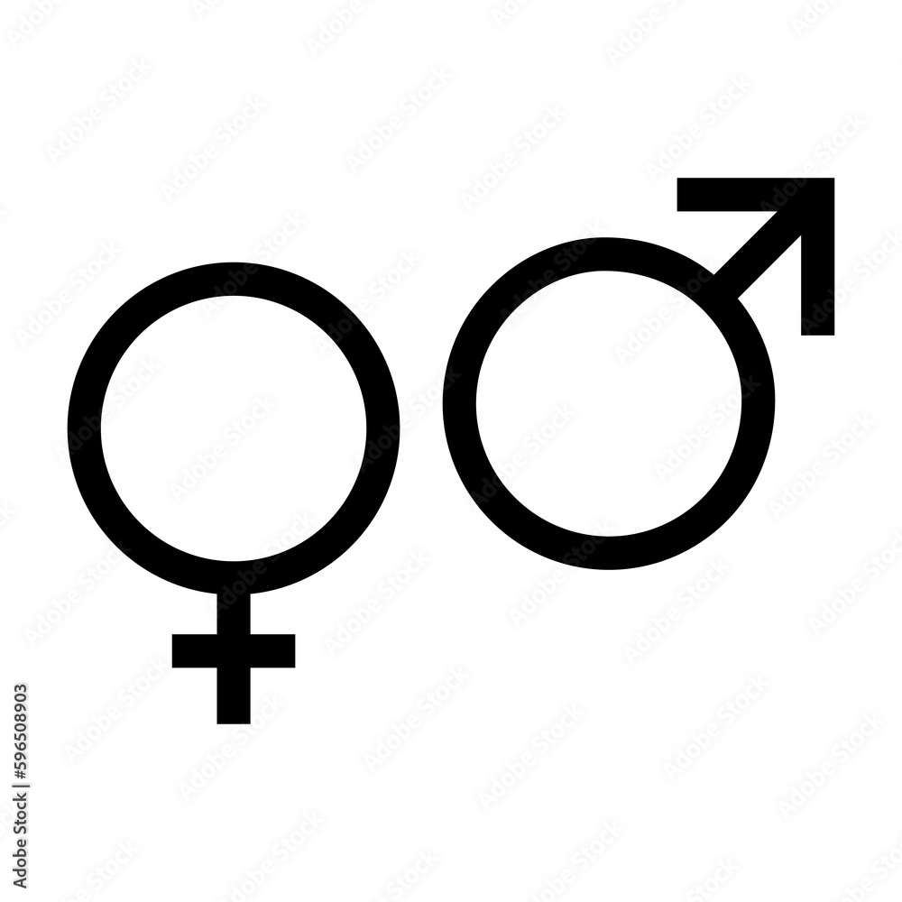 Gender Sign Symbol Icon Vector Illustration on white background..eps Gender Sign Symbol Icon Vector Illustration on white background..eps