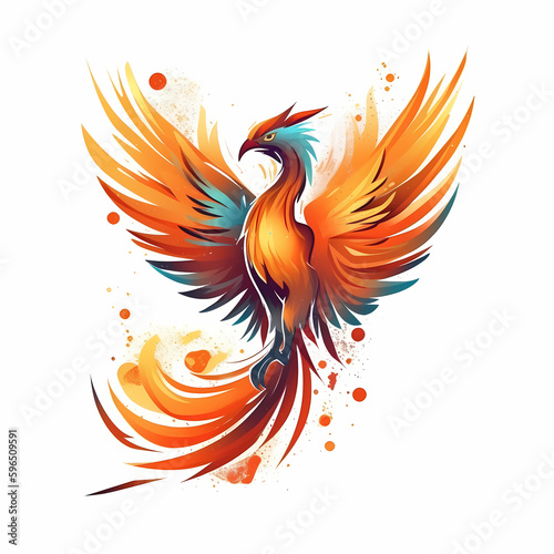 Phoenix Logo. Generative AI