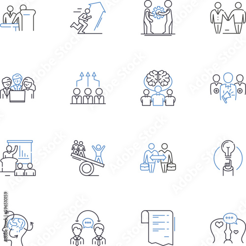 Mementos line icons collection. Keepsakes, Souvenirs, Remembrances, Tokens, Memorabilia, Trinkets, Treasures vector and linear illustration. Memories,Nostalgia,Sentimentality outline Generative AI