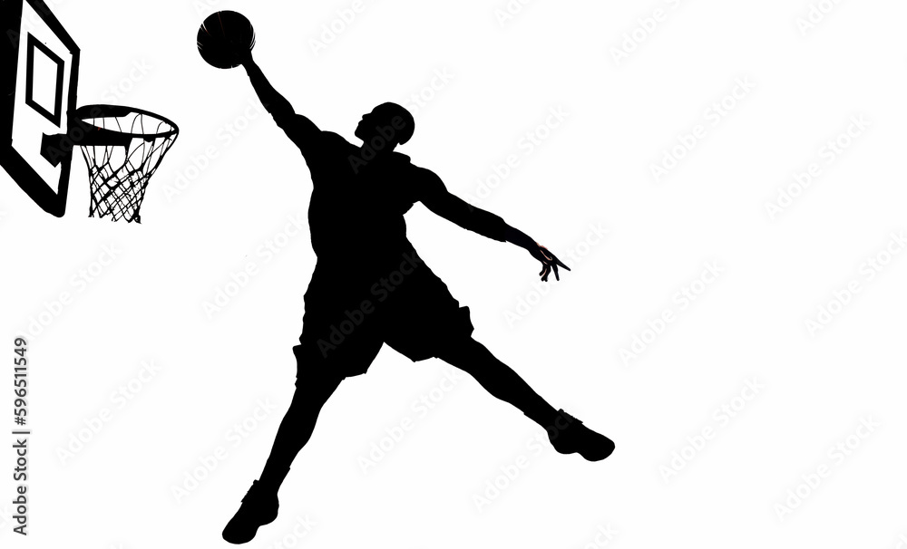 Obraz premium Unleash Your Inner MVP: Dominate the Court AI Generated