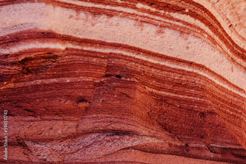 texture of the red rock