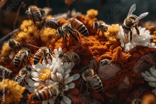 Protect the bees and their habitats. Generative AI