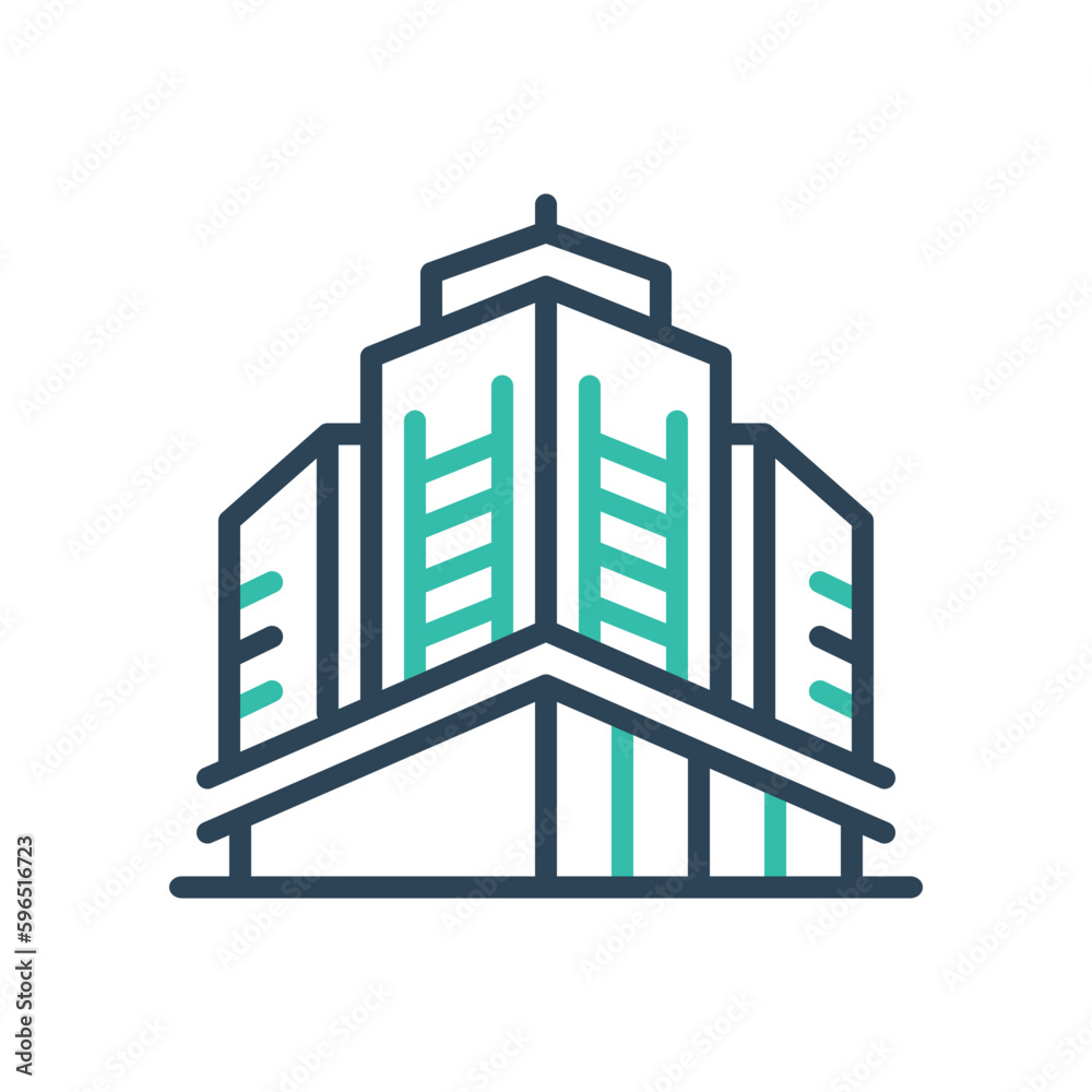 Fototapeta premium Mix icon for corporation