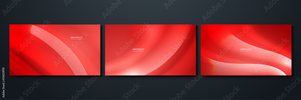 red geometric shapes abstract background geometry shine and layer element vector for presentation design. Suit for business, corporate, institution, party, festive, seminar, and talks.