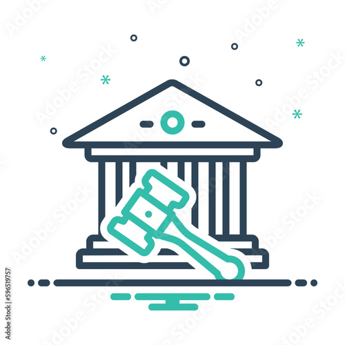 Mix icon for judicial 