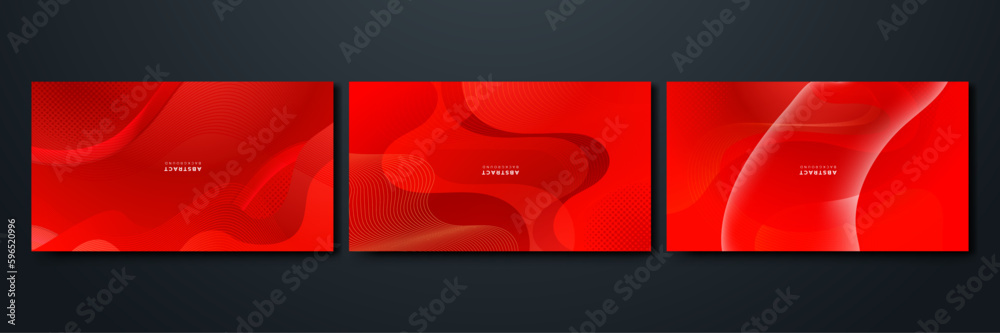 Abstract red waves geometric background. Modern background design. gradient color. Fluid shapes composition. Fit for presentation design. website, banners, wallpapers, brochure, posters Abstract red waves geometric background. Modern background design. gradient color. Fluid shapes composition. Fit for presentation design. website, banners, wallpapers, brochure, posters