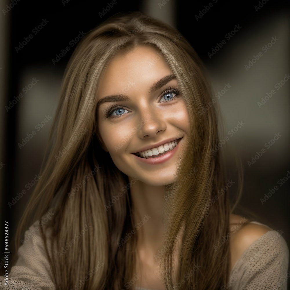 portrait of a woman, generative AI portrait of a woman, generative AI