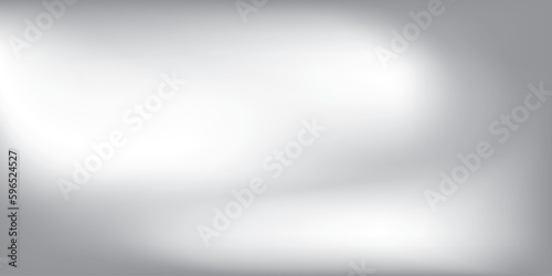 Abstract white and gray gradient background. Vector illustration.
