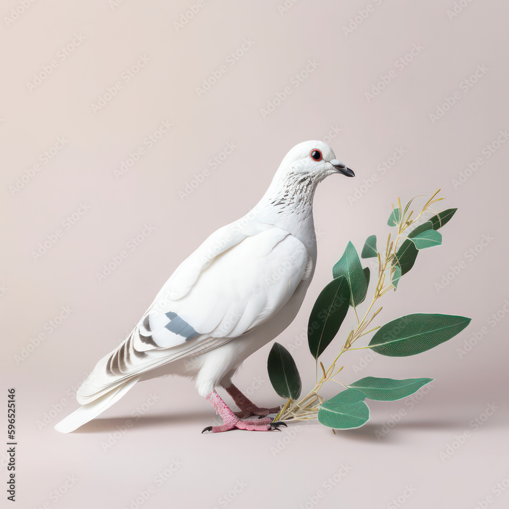 Fototapeta premium Wings of Peace: The Symbolism and Significance of Doves AI Generated
