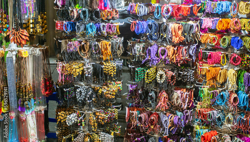 colorful beads on a market stall © Alex kereen