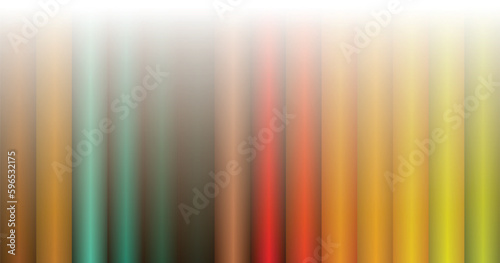 Vibrant Rainbow Theatre Curtain Background - Showtime Presentation Vector Banner
