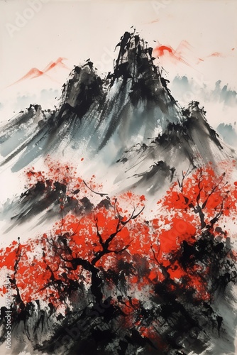 Chinese ink painting