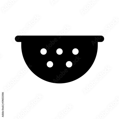 strainer glyph icon