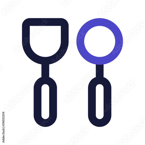 kitchenware line color icon