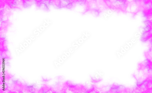 transparent pink magic smoke border