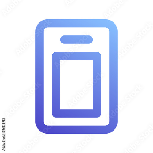 chopping board gradient icon