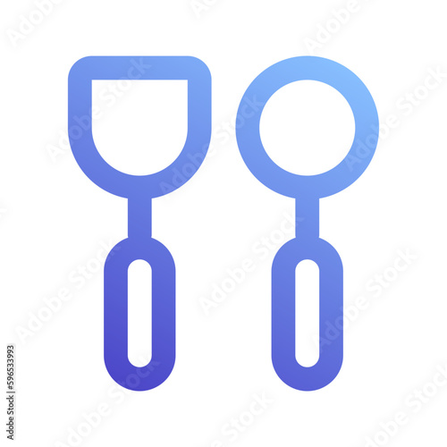 kitchenware gradient icon