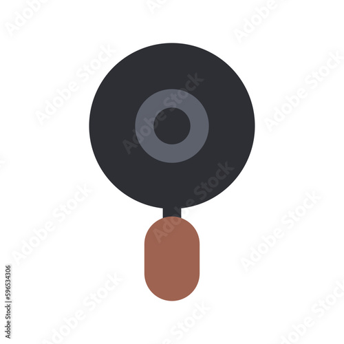 frying pan flat icon