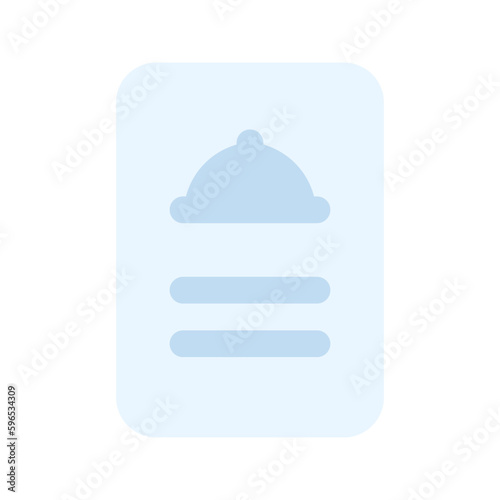recipe flat icon
