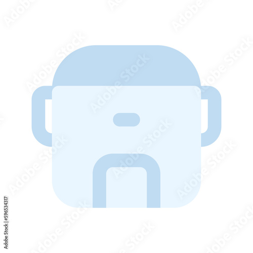 rice cooker flat icon