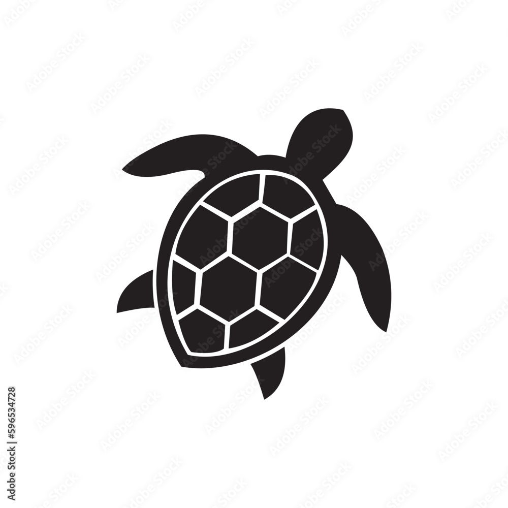 Fototapeta premium sea turtle icon symbol