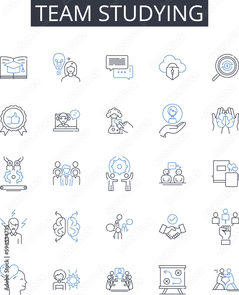 Team studying line icons collection. Bonds, Credit, Default, Interest, Yield, Securities, My vector and linear illustration. Trading,Investment,Risk outline signs set Generative AI Team studying line icons collection. Bonds, Credit, Default, Interest, Yield, Securities, My vector and linear illustration. Trading,Investment,Risk outline signs set Generative AI