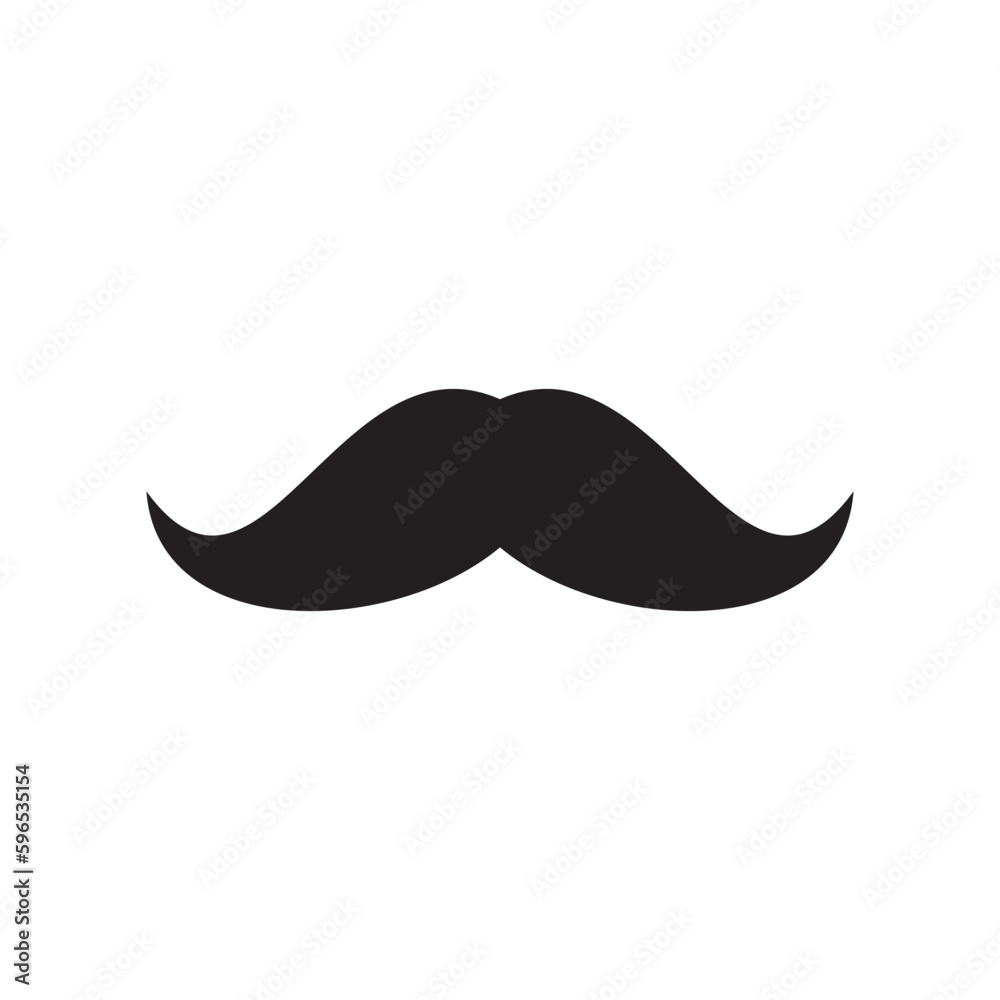 Obraz premium mustache icon symbol