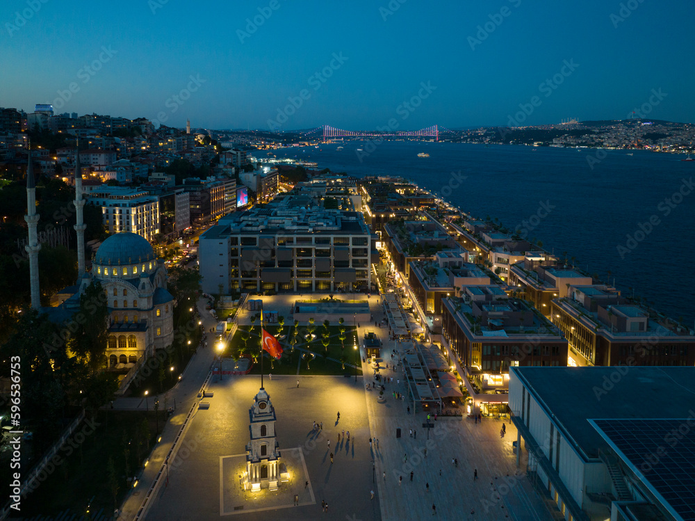 Galataport Drone Photo, Galata Beyoglu Istanbul, Turkiye