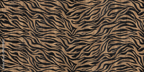 Seamless zebra pattern colorful colorful of wood wood closeup.
